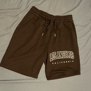 Black LA shorts